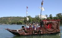 Boat in a boat parade